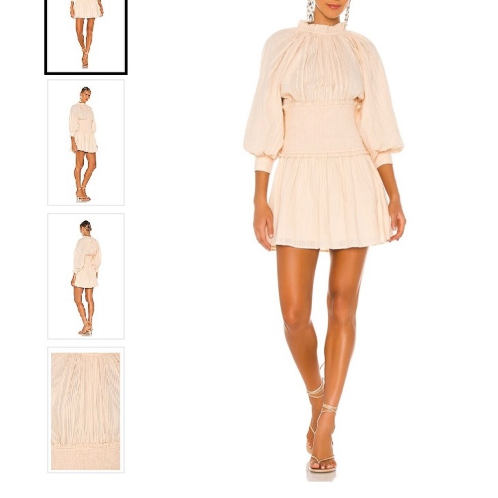 CLEOBELLA- HAYDEN MINI DRESS. SIZE SMALL. COLOR SUNKISS.